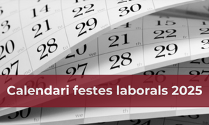 Calendari festius laborals 2025