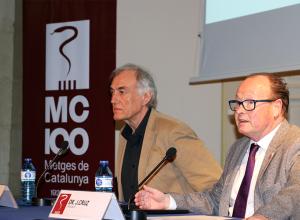 Jordi Cruz i Josep Maria Puig a l'Assemblea de Compromissaris de MC