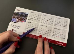 Calendari 2024 amb els festius indicats