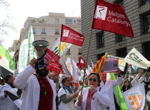 Manifestació de facultatius a Madrid
