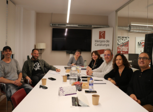 La direcció de MC reunida amb representants del Gremi de la Pagesia