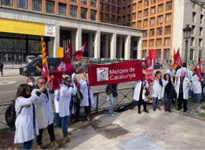 Manifestació de facultatius a Madrid