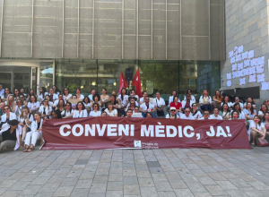 Concentració de facultatius a Girona