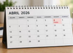 Calendari festiu dissabte