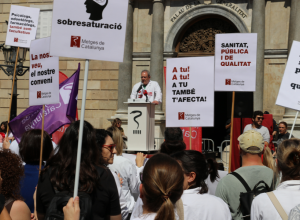 Manifestació de facultatius a Barcelona