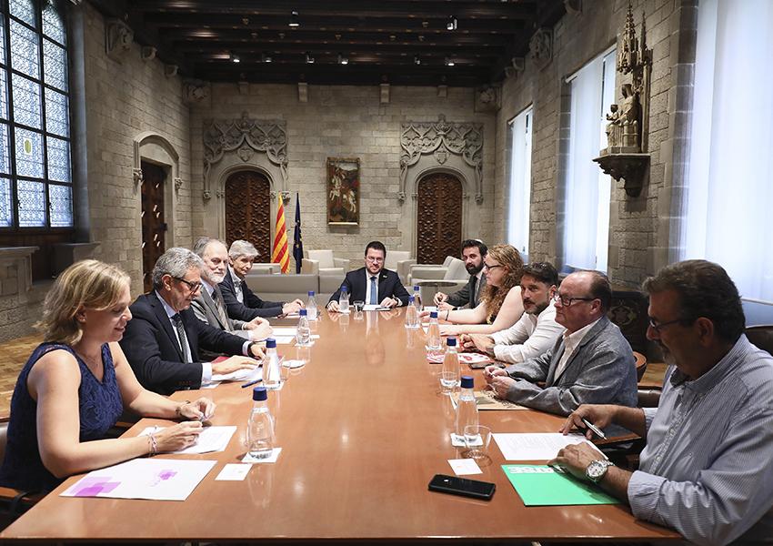 Reunió amb el president Pere Aragonès