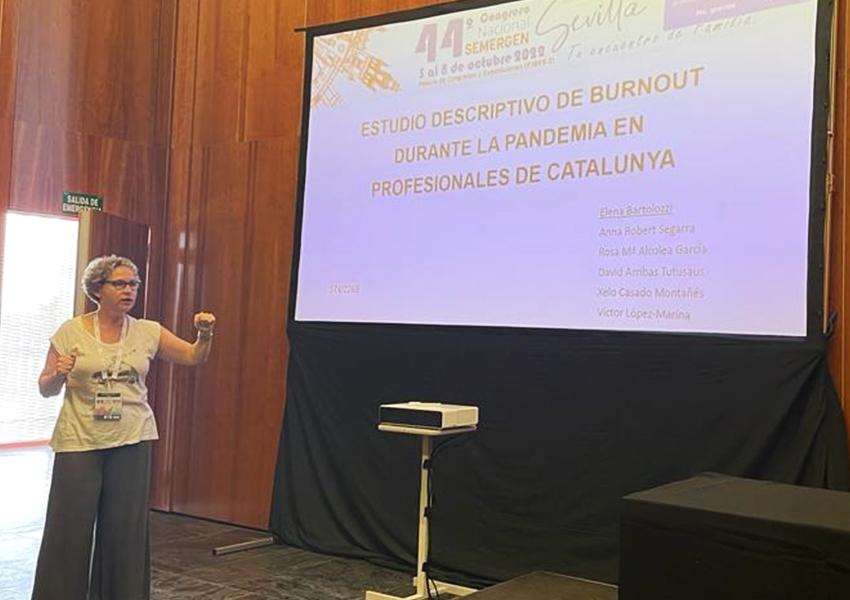 Elena Bartolozzo al 44º Congreso de SEMERGEN