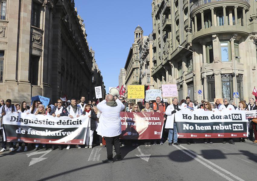 Manifestació de facultatius