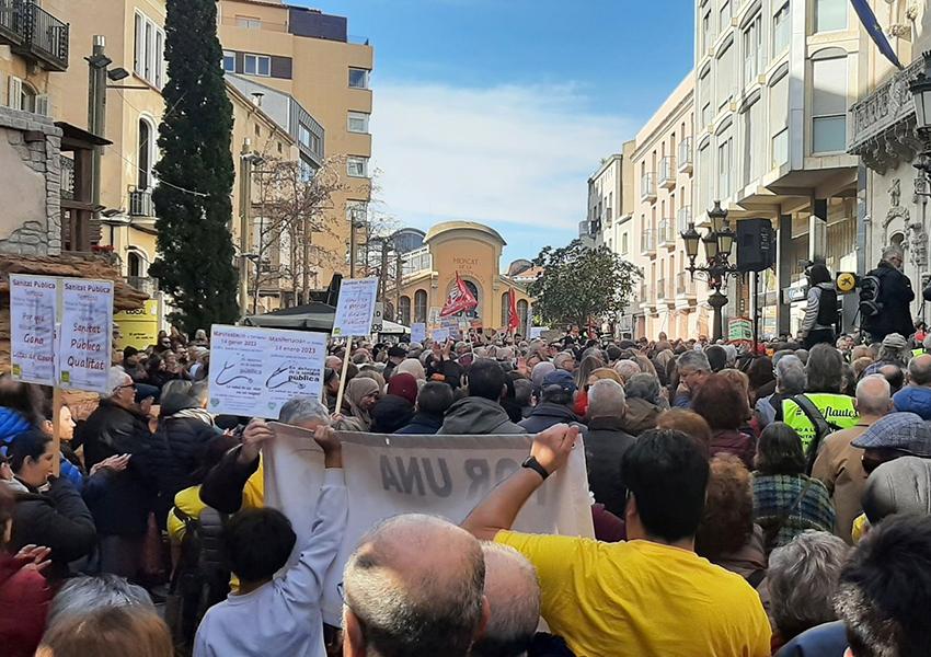 Manifestació 14 gener Terrassa