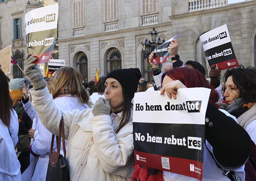 Protesta de Metges de Catalunya