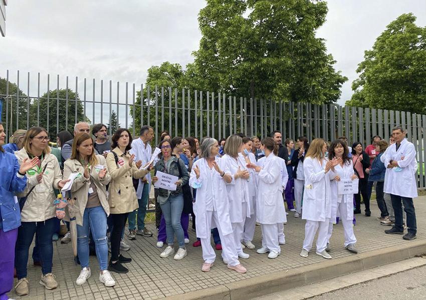 Protesta del personal de l'IAS