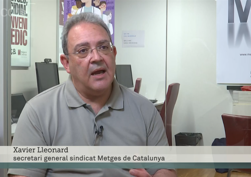 Xavier Lleonart, secretari general de Metges de Catalunya
