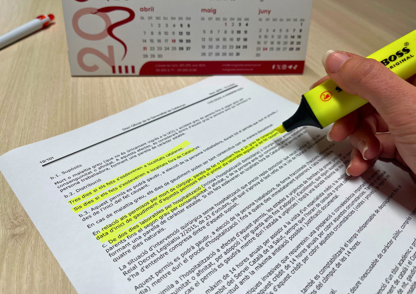 Permisos retribuïts Conveni SISCAT