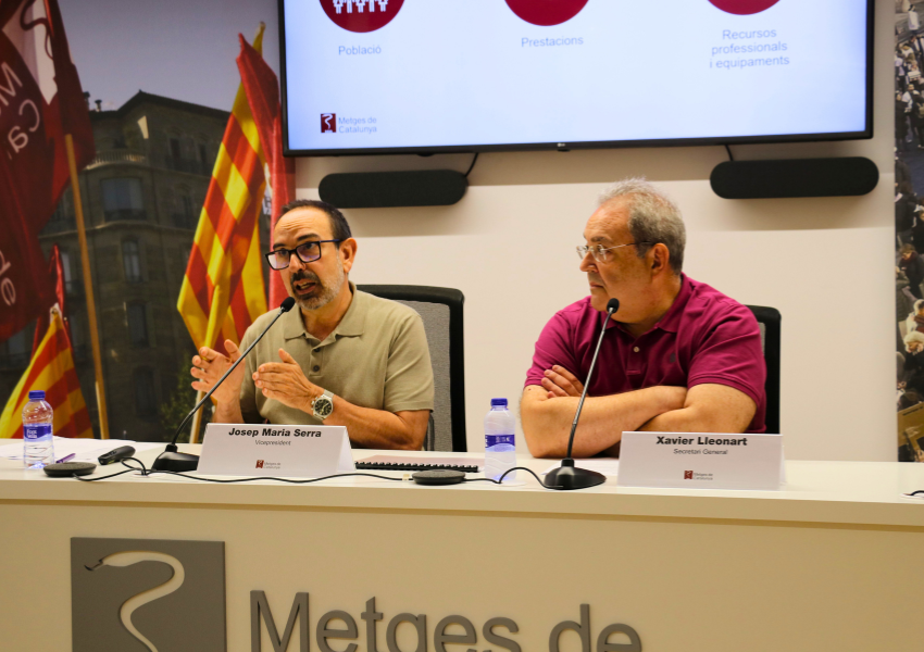 Roda de premsa presentació informe d'equipaments sanitaris