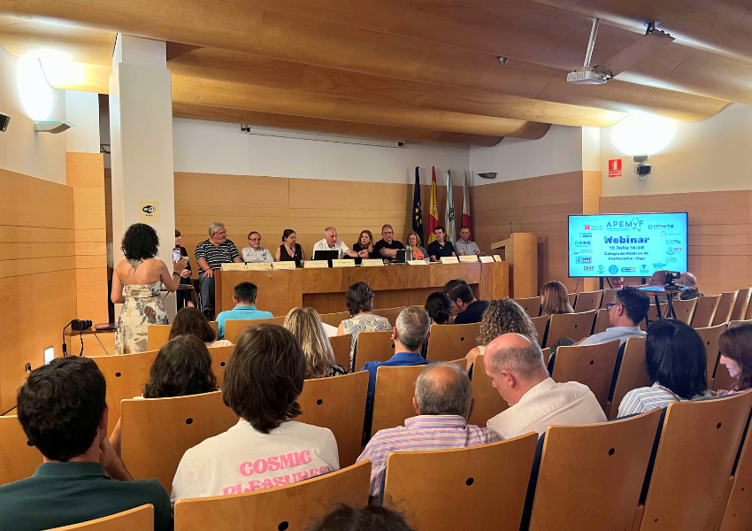 Seminari web al Col·legi de Metges de Vigo