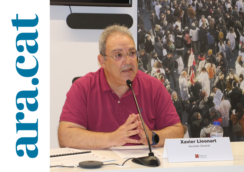 Xavier Lleonart, secretari general de Metges de Catalunya