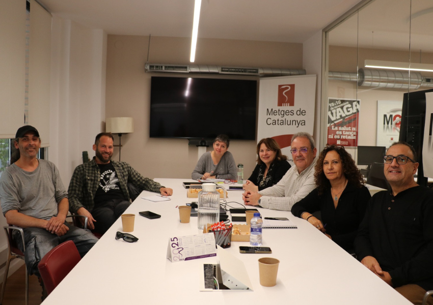La direcció de MC reunida amb representants del Gremi de la Pagesia