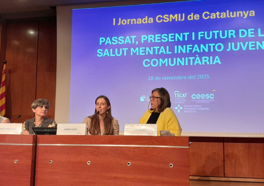 MC assisteix a la I Jornada de CSMIJ de salut mental