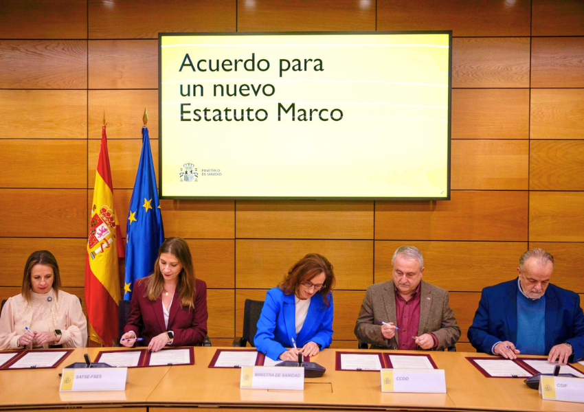 Signatura del nou Estatut Marc