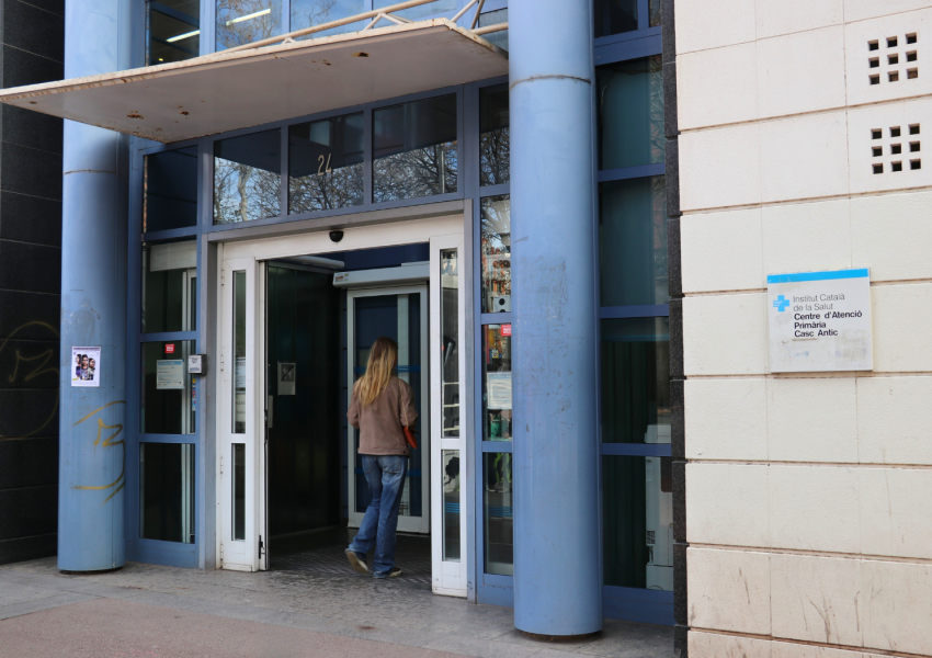 Un centre d'atenció primària (CAP) de Barcelona 