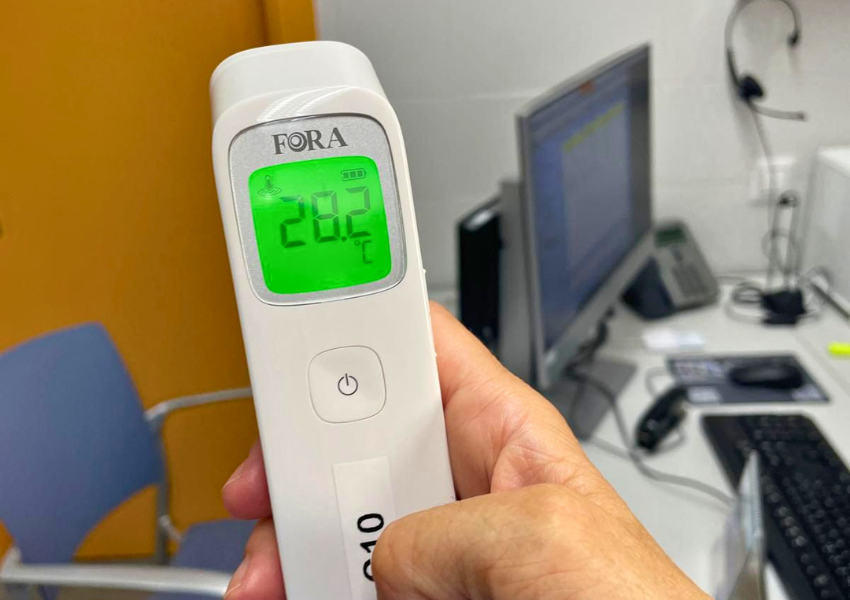 Altes temperatures en un centre d'atenció primària