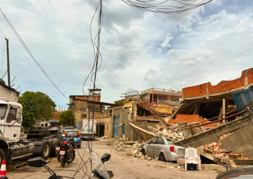 Zona afectada pels terratrèmols de Veneçuela