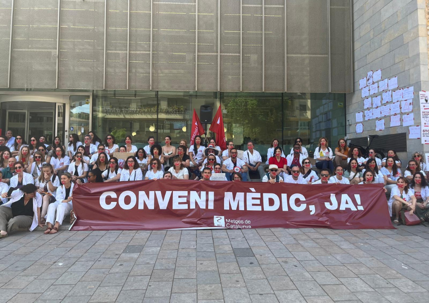 Concentració de facultatius a Girona