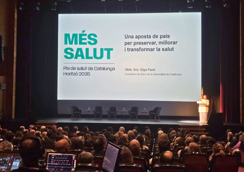 Presentació del Pla de Salut de Catalunya Horitzó 2035