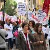 Manifestació de facultatius del sector concertat