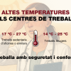 Pòster altes temperatures centres treball