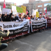 Concentració de Metges de Catalunya davant el Departament de Salut