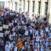 Manifestació de facultatius a Barcelona