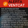 Alerta risc de ventades