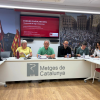 La direcció de Metges de Catalunya durant el seminari web sobre la vaga