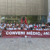 Concentració de facultatius a Girona