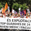 Concentració de Metges de Catalunya a Barcelona