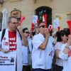 Manifestació de facultatius a Barcelona